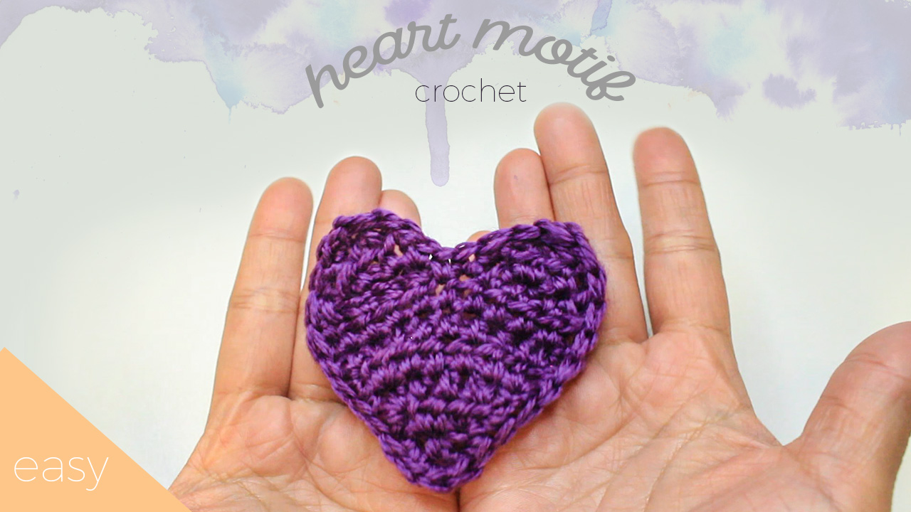 Crochet Heart Motif