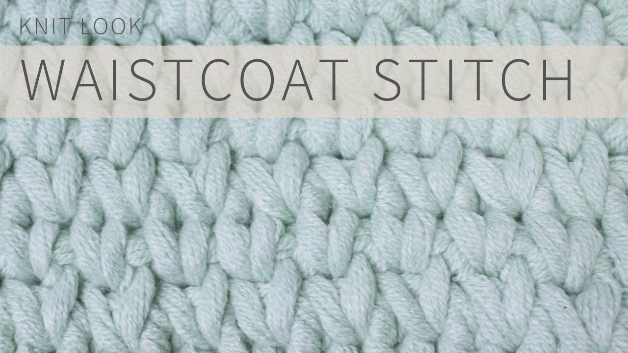 HOW TO: WAISTCOAT STITCH