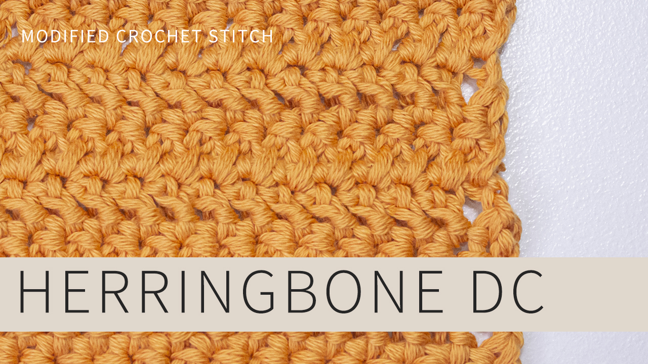 How To Herringbone Double Crochet