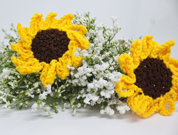 Crochet Sunflower Motif